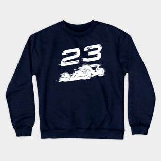 We Race On! 23 [White] Crewneck Sweatshirt